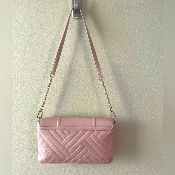 Tory Burch Fleming Convertible Shoulder Soft Pink Bag - Picture 4 of 11